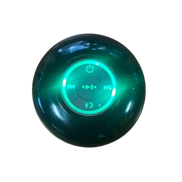 Bluetooth Speaker Portable Waterproof Shower Speaker Suction Cup Mount LED Light - Picture 3 of 5